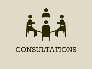 CONSULTATIONS
 