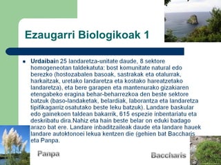 Ezaugarri Biologikoak 1 