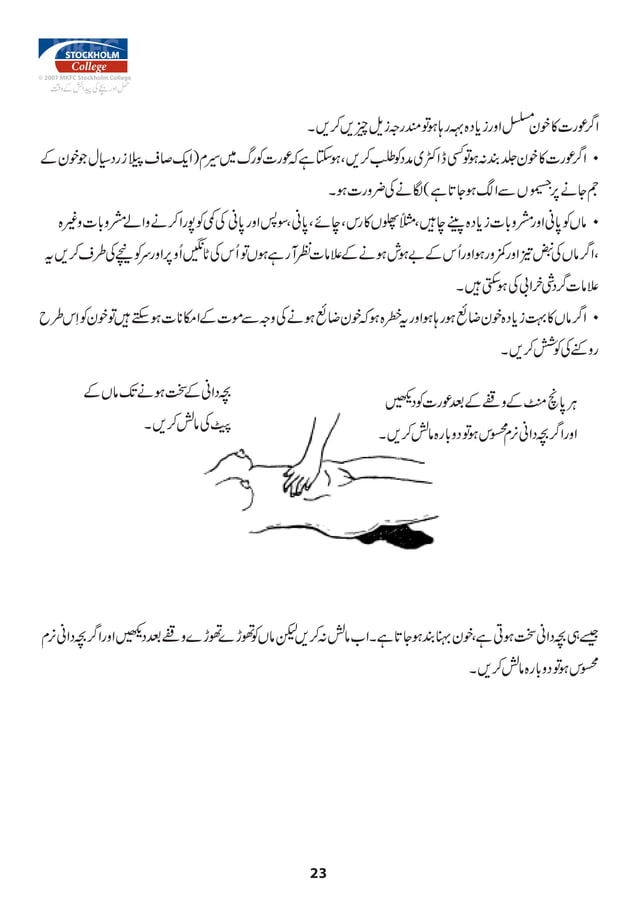 Urdu Pregnant manual