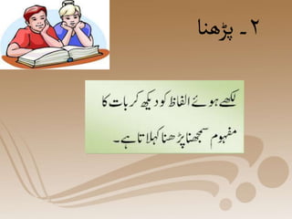 ۲
‫پڑھنا‬‫۔‬
 