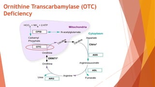 Ornithine Transcarbamylase (OTC)
Deficiency
 