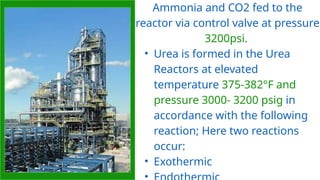 Production of Urea in industry through hyber's process | PPTX