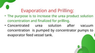 Production of Urea in industry through hyber's process | PPTX
