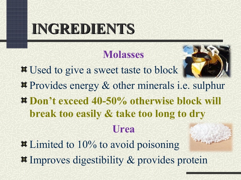 Urea Molasses Block