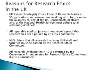 Ethical Proof Research Ethics | PPTX