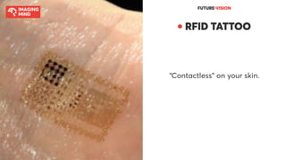 FUTURE●VISION
● RFID TATTOO
“Contactless” on your skin.
 