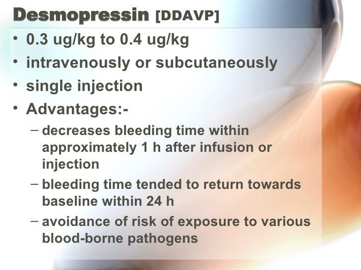 what is ddavp used for