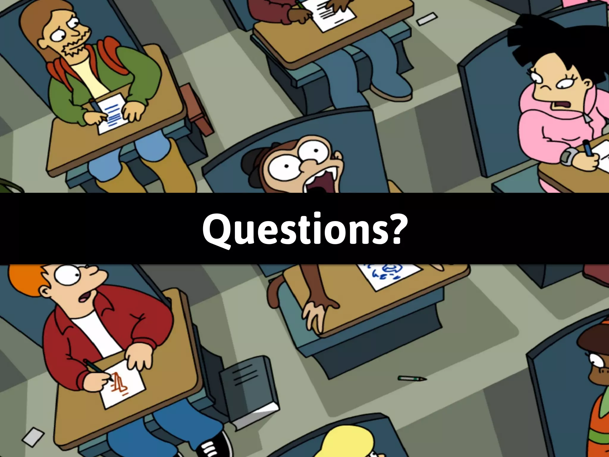 Thank you 
You're wonderful. Thank you for letting 
me rant at you for as long as you did. 
mckern@puppetlabs.com 
@the_mckern 
 