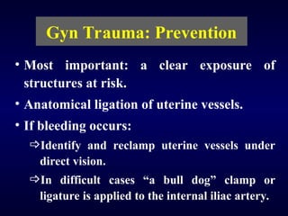 Ureteral Injury in gyne and obstetri.ppt