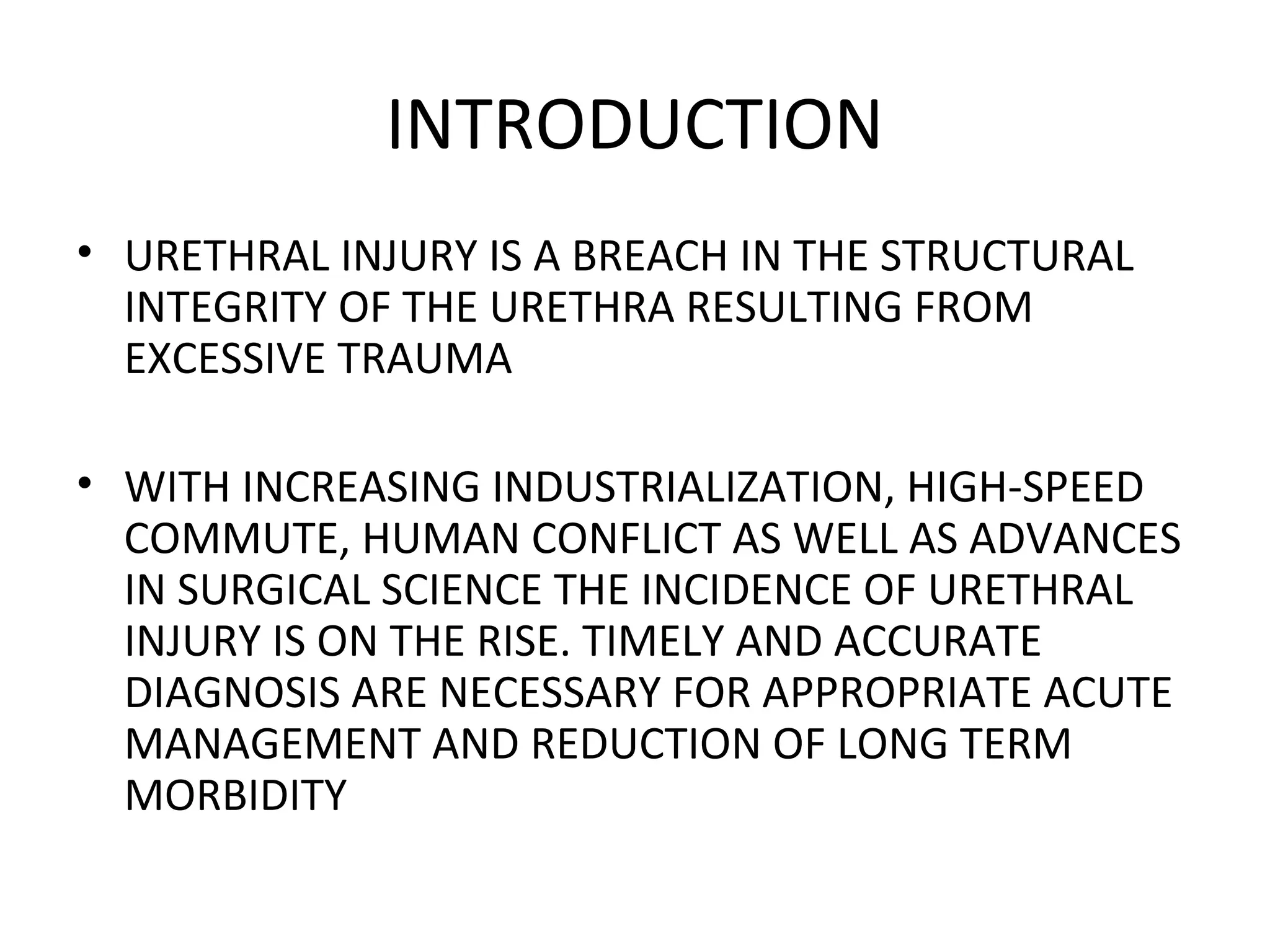 Urethral injury | PPT