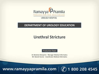Urethral stricture | PPTX