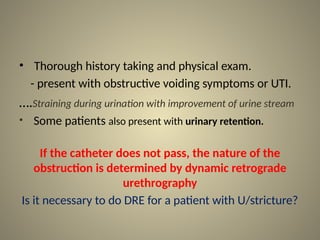 Slides about URETHRAL STRICTURE,MD 4.pptx