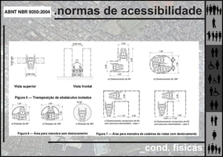 _cond. físicas
.normas de acessibilidade
 