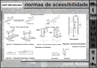 _cond. físicas
.normas de acessibilidade
 