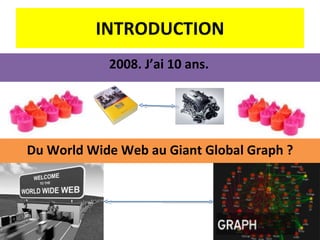 INTRODUCTION 2008. J’ai 10 ans. Du World Wide Web au Giant Global Graph ? 