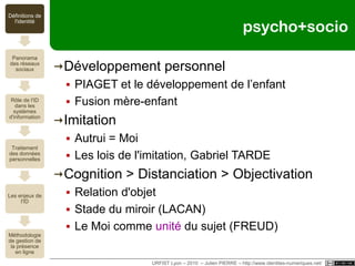 Outils et bonnes pratiquesURFIST Lyon – 2010  – Julien PIERRE – http://www.identites-numeriques.net/