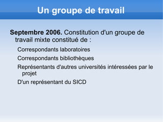 Un outil pour  l'évaluation Listes d'autorité modérées 
