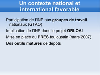 Genèse et organisation de l'archive 