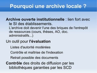 Des  compétences  acquises par le personnel du SCD 