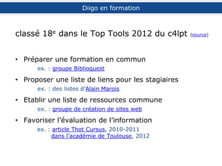 Moteur de recherche simple
Recherche dans son compte (1)
recherche dans
My Library, par titre, URL,
tags et notes
le cas échéant, présente les
tags existants
 