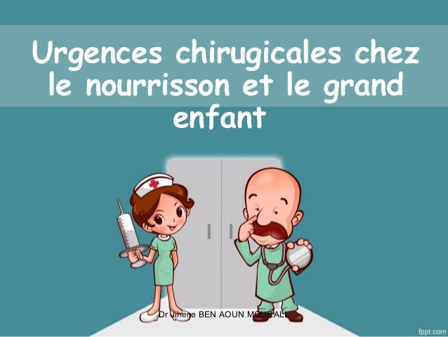 Urgences Chirurgicales Pediatriques Du Nourrisson Et Grand Enfant