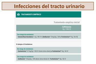 Infecciones del tracto urinario
 