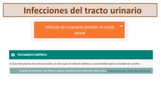 Infecciones del tracto urinario
 