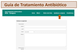 Guía de Tratamiento Antibiótico
 