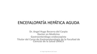Dr. Angel Hugo Becerra del Carpio
 