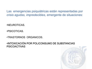 Urgencias PsiquiáTricas
