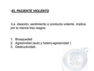 Urgencias PsiquiáTricas