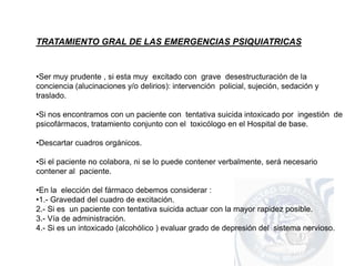 Urgencias PsiquiáTricas