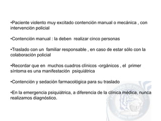 Urgencias PsiquiáTricas