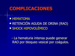 Urgencias urologicas (completo) clase Nº19 Slide 19