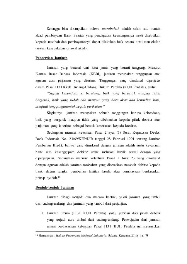 tidak jaminan barang bergerak Urgensi dalam Transaksi Hukum Syariah Akad Jaminan