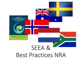SEEA &
Best Practices NRA
 
