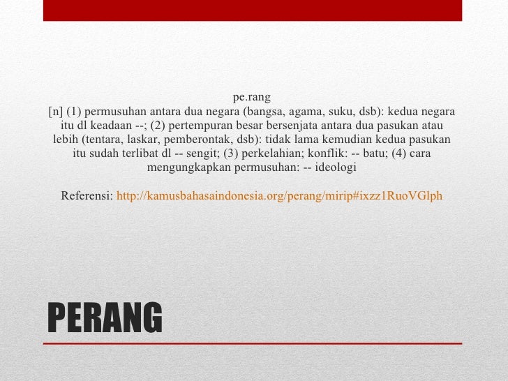 konsep peperangan dalam islam