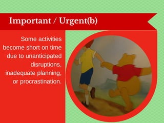 The Urgent/Important Matrix: A brief description | PDF