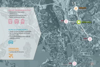 15URHEA-HALLI | MÄKELÄNKATU 47 | HELSINKI
KANSAINVÄLINEN
SAAVUTETTAVUUS
•	 Lentokentälle 16 kilometriä
LOISTAVAT JOUKKOLIIKENNEYHTEYDET
•	 Mäkelänkadun linja-autot ja
	raitiotievaunut
•	 Sörnäisten metroasemalle 2km
•	 Pasilan rautatieasemalle 1km
HELPPO TULLA HENKILÖAUTOLLA
•	 Lähellä Tuusulan ja Lahden moottoriteitä
•	 Nyt 1,5 miljoonaa asukasta 45 minuutin
	 ajomatkan sisällä
•	 Vuonna 2030 pääkaupunkiseudulla 1,8
	 miljoonaa asukasta.
LENTOKENTTÄ
Helsinki-Vantaa
JUNA
Pasila
JUNA
Päärautatieasema
METRO
Sörnäinen
URHEA-HALLI
1KM
16KM
2KM
 