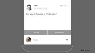 Confidential + Proprietary
Tuesday Wednesday
Can you do Tuesday or Wednesday?
Phil Sharp
 