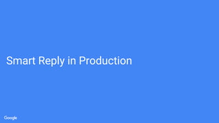Smart Reply in Production
 