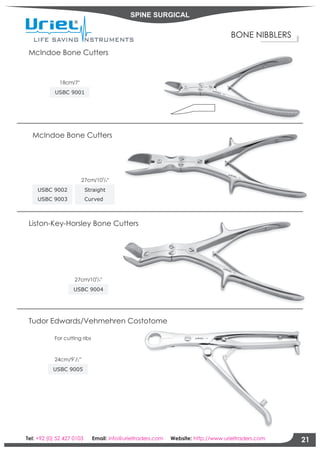 Uriel spine surgery instruments | PDF