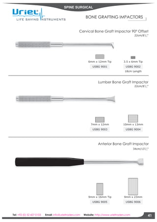 Uriel spine surgery instruments | PDF