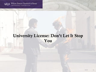 DOC# 25
University License: Don’t Let It Stop
You
 