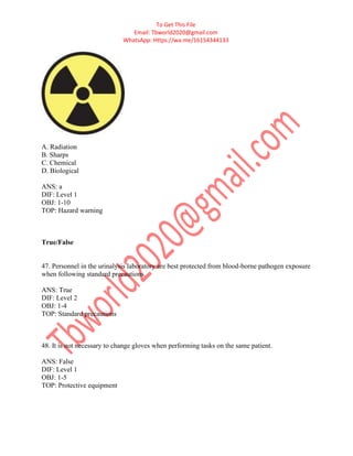 Urinalysis and Body Fluids 7th Edition Susan King Strasinger Test bank.pdf