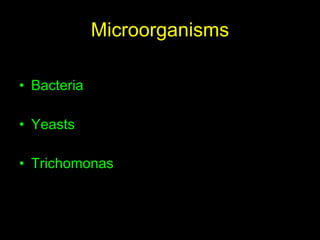 Microorganisms Bacteria Yeasts Trichomonas 