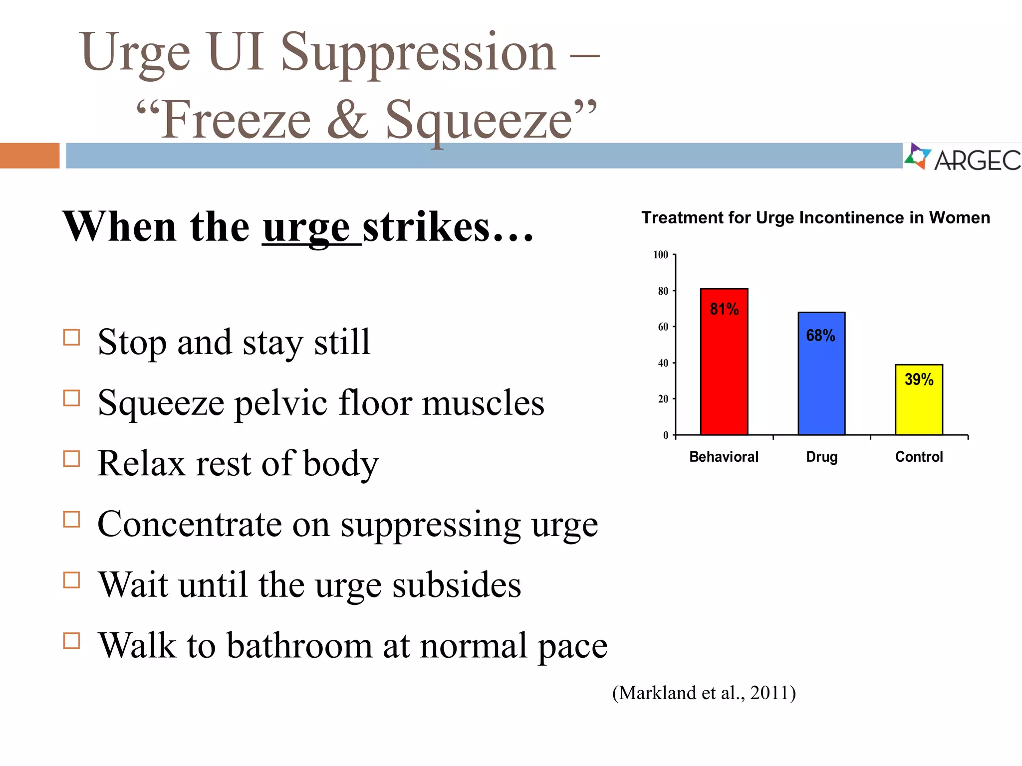 ARGEC: Urinary Incontinence in Older Adults | PDF