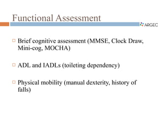 ARGEC: Urinary Incontinence in Older Adults | PDF
