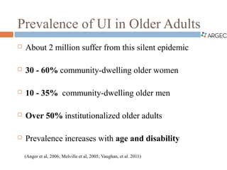 ARGEC: Urinary Incontinence in Older Adults | PDF