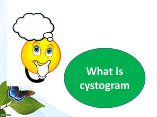What is
cystogram
 